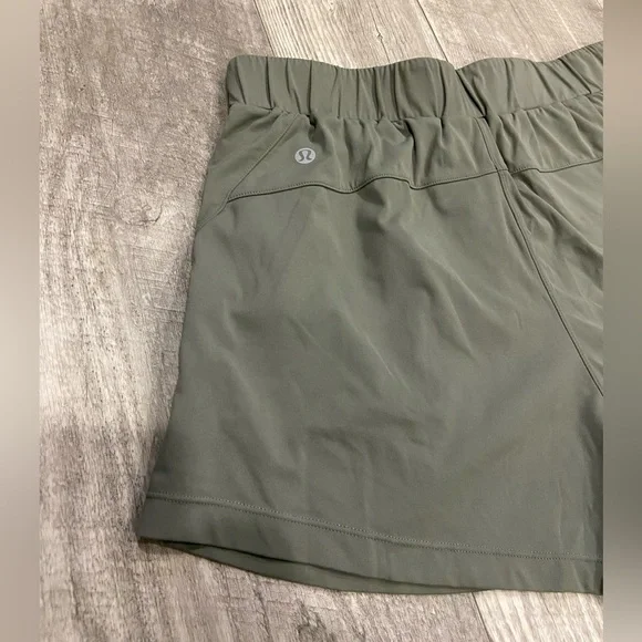 Lululemon Athletica Olive Athletic Shorts - Picture 4 of 7